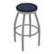 Holland Bar Stool Co 30" Swivel Bar Stool, Nickel Finish, Graph Anchor Seat 80230AN014 - alternate 1